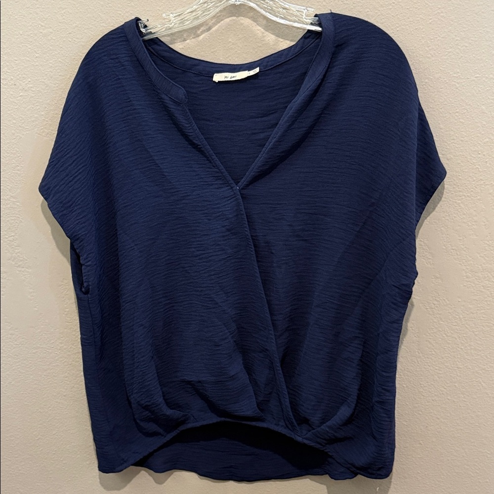 Chic Navy Women's Blouse